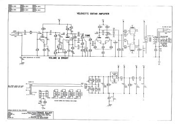 Trace Elliot Velocette schematic circuit diagram